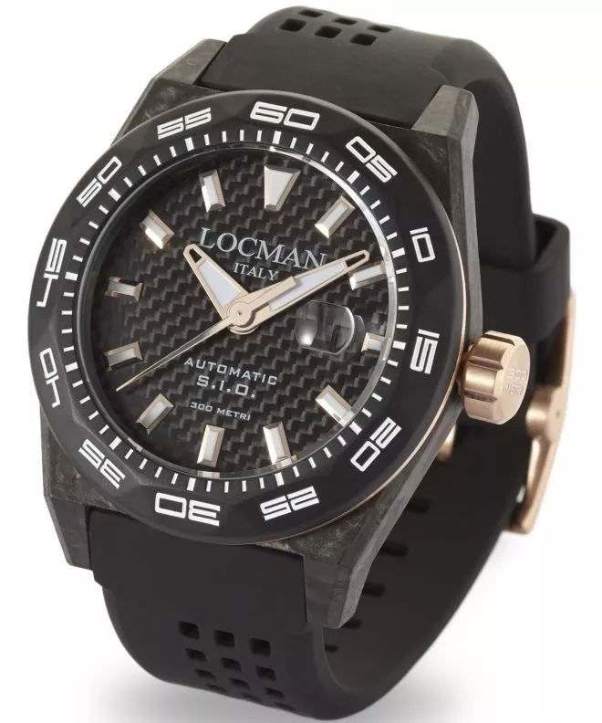 Reloj para hombres Locman Stealth Automatic 0216V4-CBCB5N0S2K