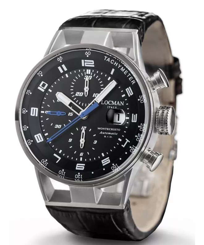 Reloj para hombres Locman Montecristo Automatic Chronograph 0516A01S-00BKBLPK