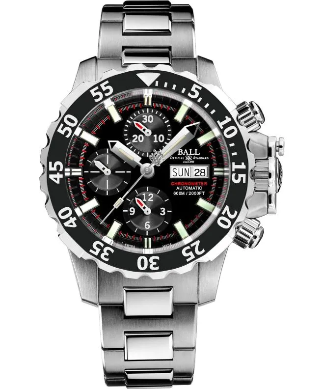 Reloj para hombres Ball Engineer Hydrocarbon NEDU Chronometer Automatic Titanium Chronograph DC3226A-S4C-BK