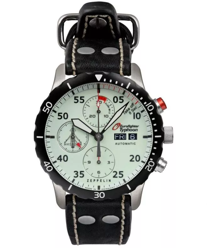 Reloj para hombres Zeppelin Eurofighter Automatic Chronograph Limited Edition 7218-5