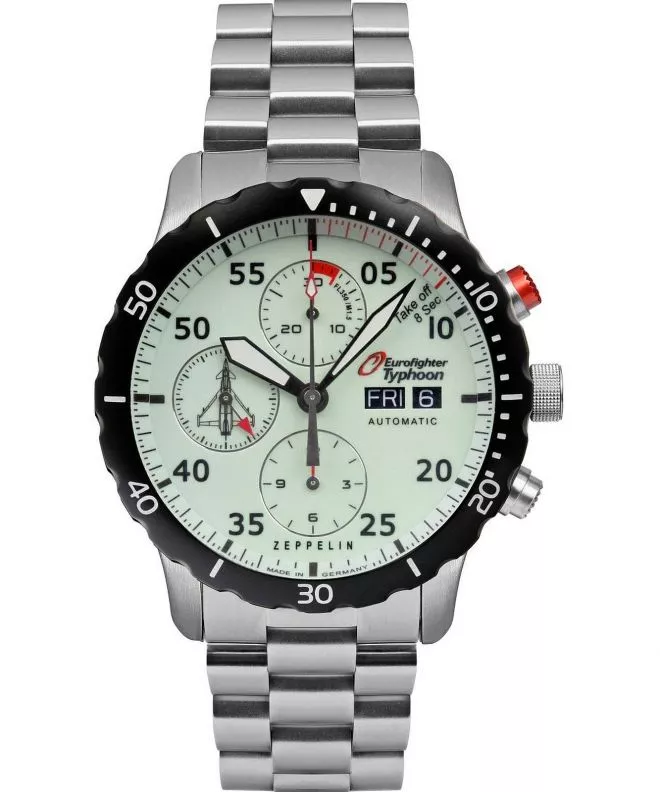 Reloj para hombres Zeppelin Eurofighter Automatic Chronograph Limited Edition 7218M-5