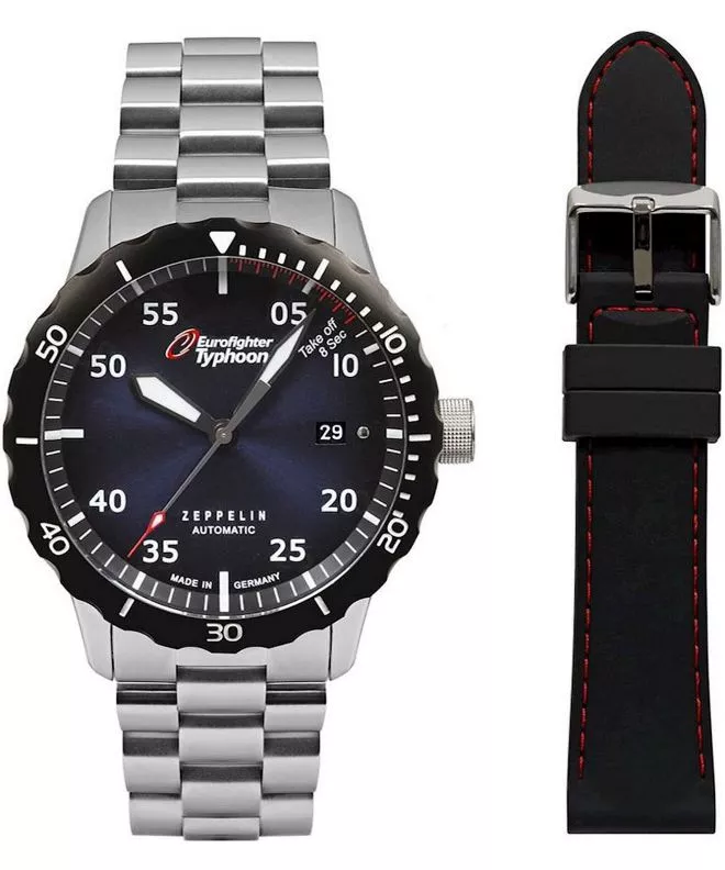 Reloj para hombres Zeppelin Eurofighter SET Automatic 7268M-3-SET