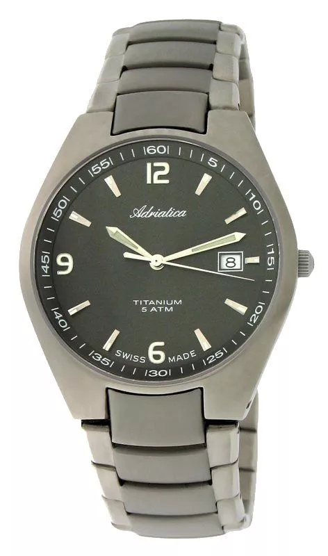 Reloj para hombres Adriatica Classic Titanium A1069.4154Q