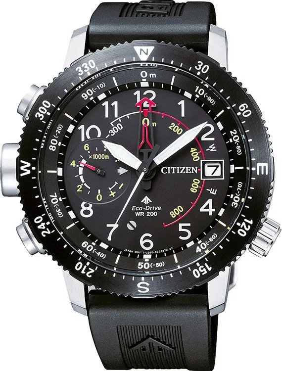 Reloj para hombres Citizen Promaster Eco-Drive Sky Altichron Diver BN4044-15E