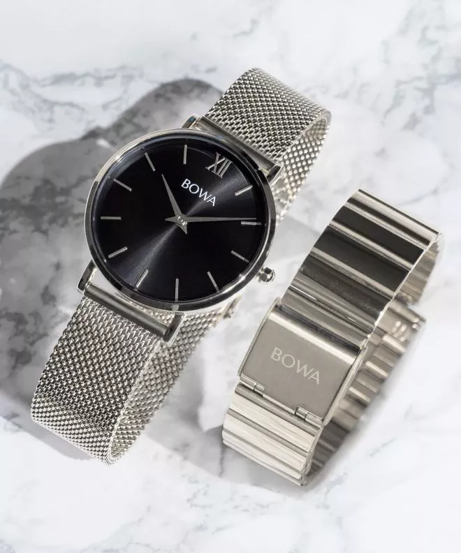 Reloj para mujeres BOWA London Black-Silver 33 SET LO335-15-165M