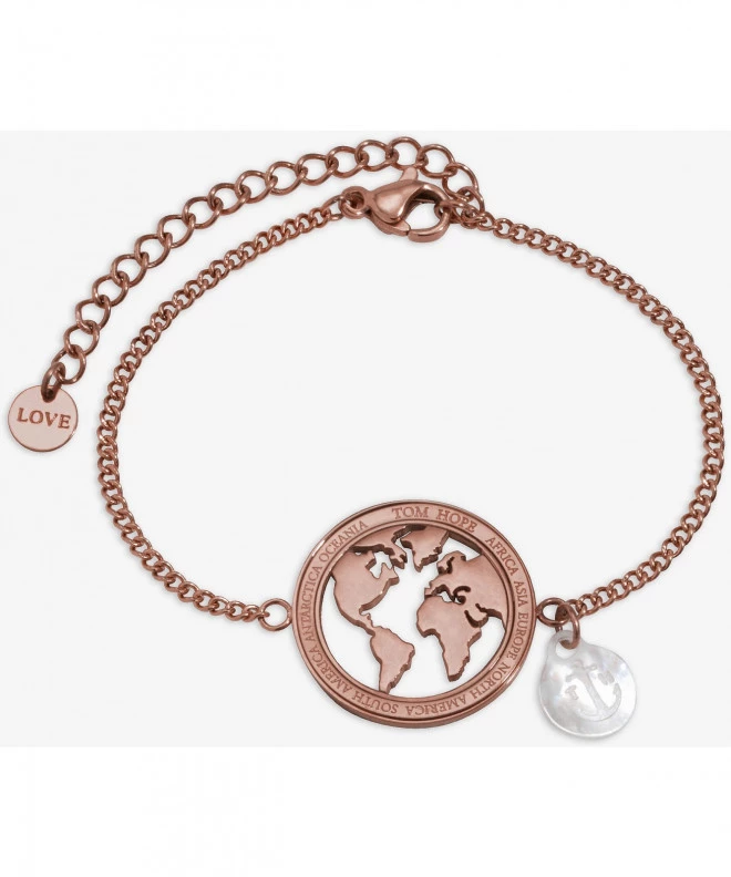 Pulsera Tom Hope Globe Bracelet Coffee TM0643