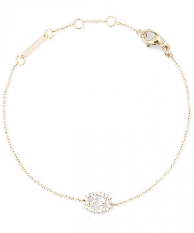 Pulsera Daniel Wellington Crystal Zodiac Chain Gold Cancer DW00400910