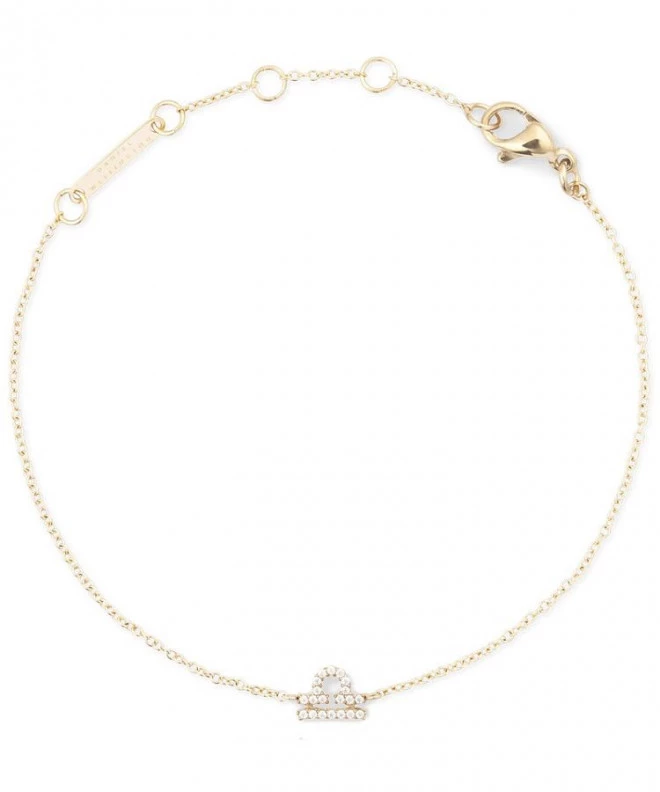 Pulsera Daniel Wellington Crystal Zodiac Chain Gold Libra DW00400913