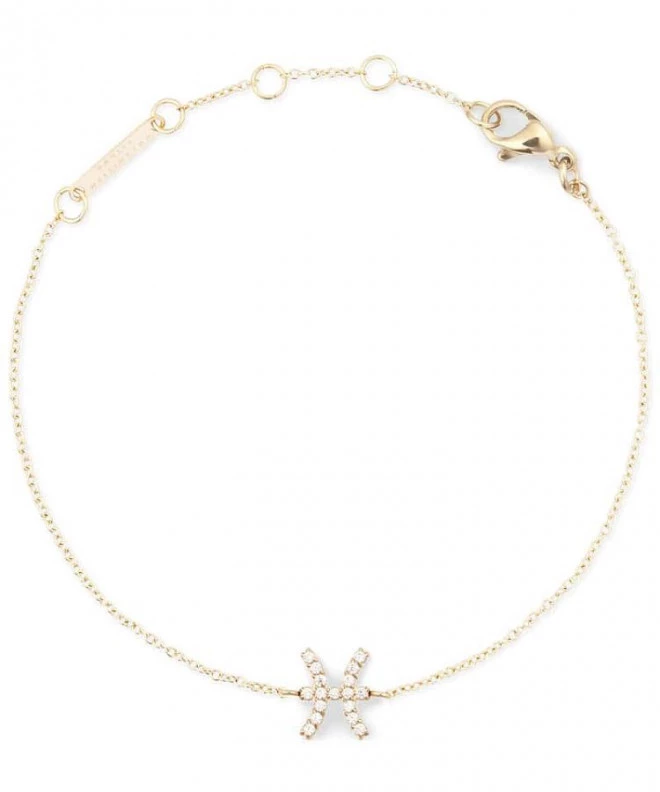 Pulsera Daniel Wellington Crystal Zodiac Chain Gold Pisces DW00400918