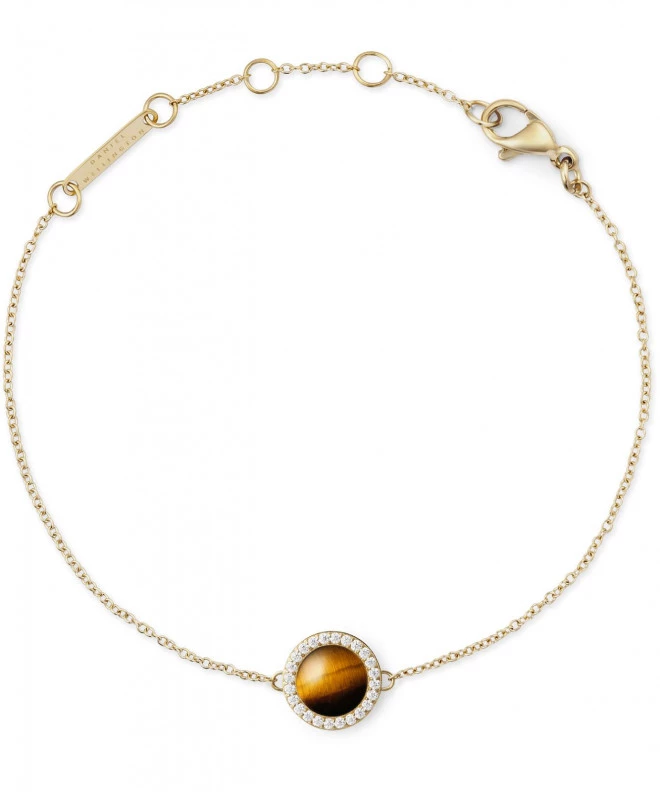 Pulsera Daniel Wellington Audrey Tiger Eye Gold DW00401427