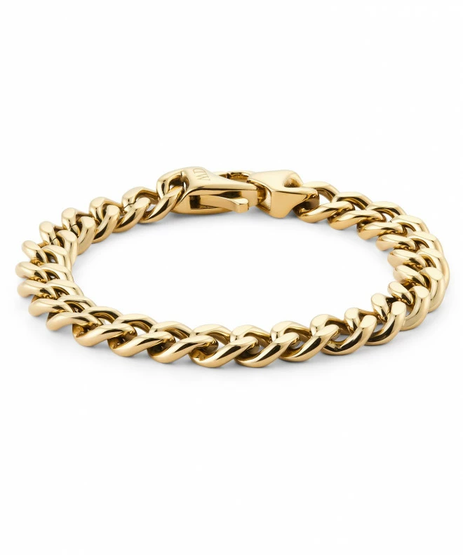 Pulsera Daniel Wellington Ellipse Cuban Chain Gold DW00401665