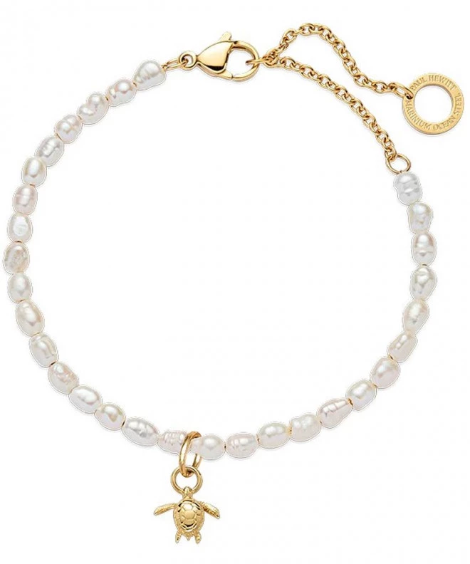 Pulsera Paul Hewitt Set Turtle Charm and Necklace Gold PH-JE-0947