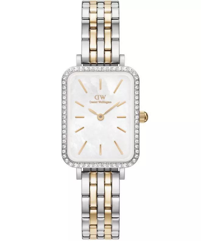 Reloj para mujeres Daniel Wellington Quadro Lumine Bezel 5-Link Two-Tone 40 DW00100671