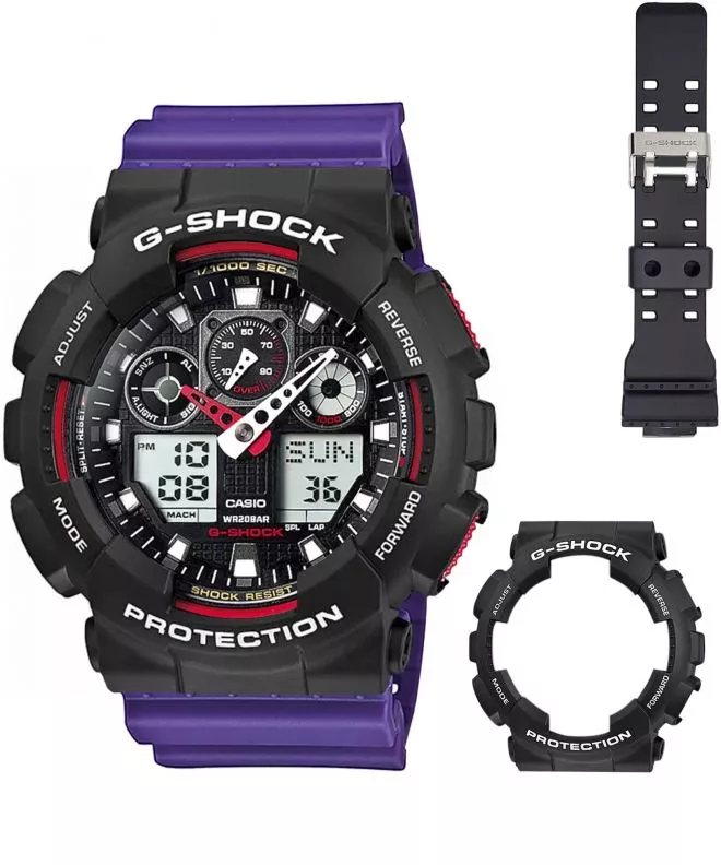 Reloj para hombres Casio G-Shock GA-100 Original Set GA-100-Set056