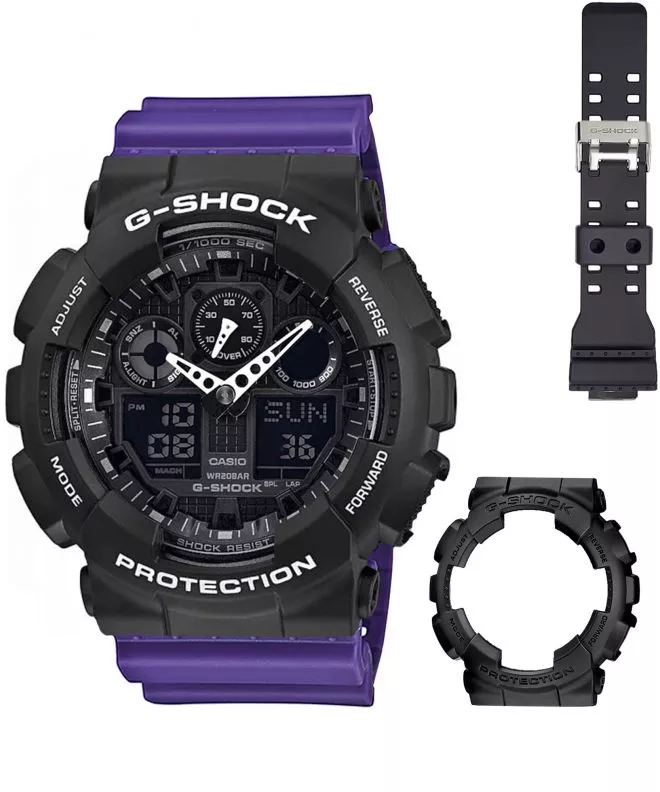 Reloj para hombres Casio G-Shock GA-100 Original Set GA-100-Set020