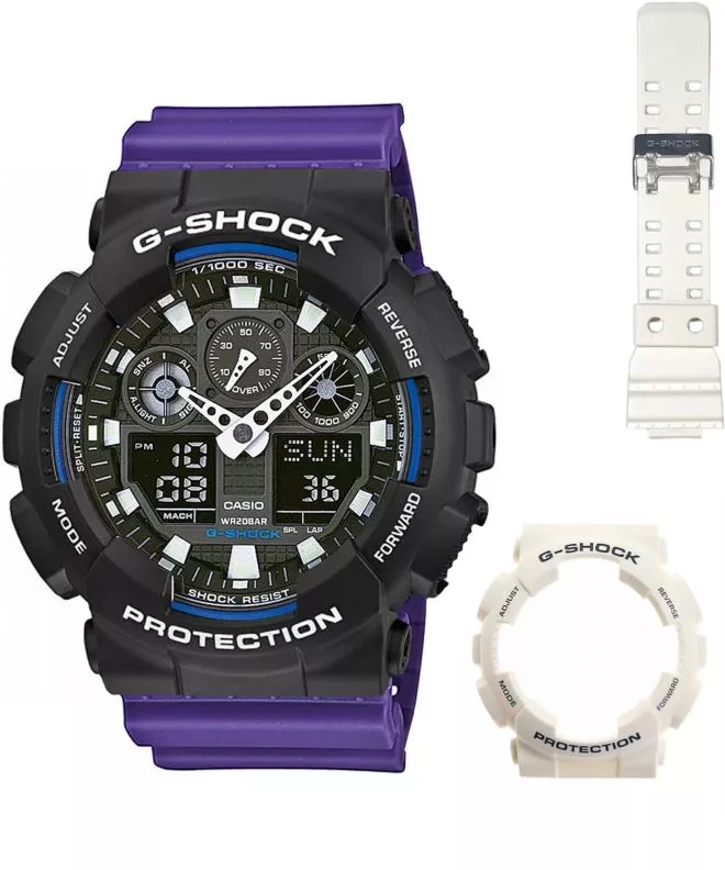 Reloj para hombres Casio G-Shock GA-100 Original Set GA-100B-Set078