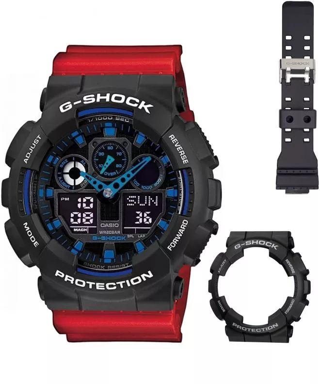 Reloj para hombres Casio G-Shock GA-100 Original Set GA-100-Set034