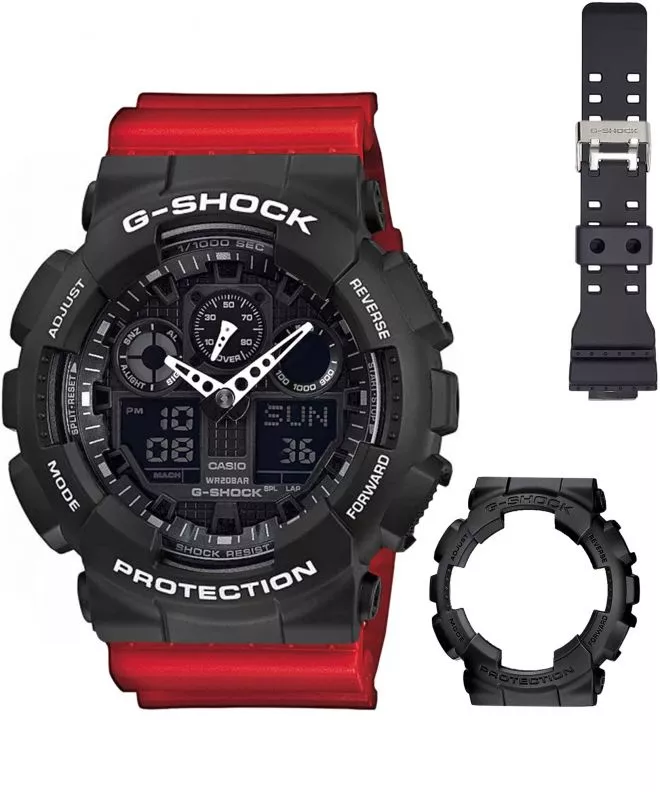 Reloj para hombres Casio G-Shock GA-100 Original Set GA-100-Set021