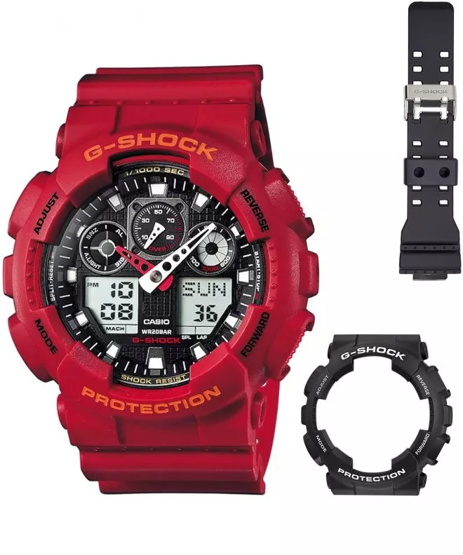 Reloj para hombres Casio G-Shock GA-100 Original Set GA-100-Set063