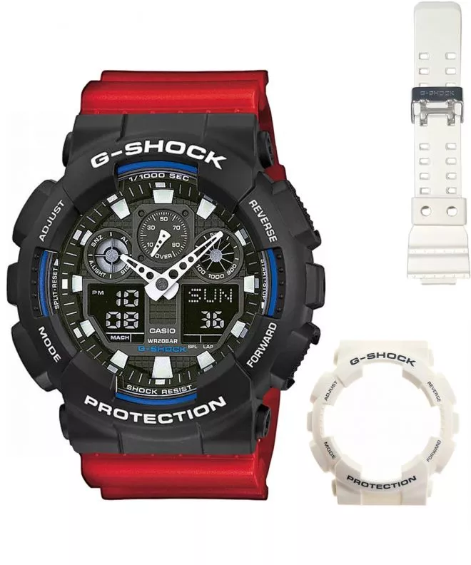 Reloj para hombres Casio G-Shock GA-100 Original Set GA-100B-Set077