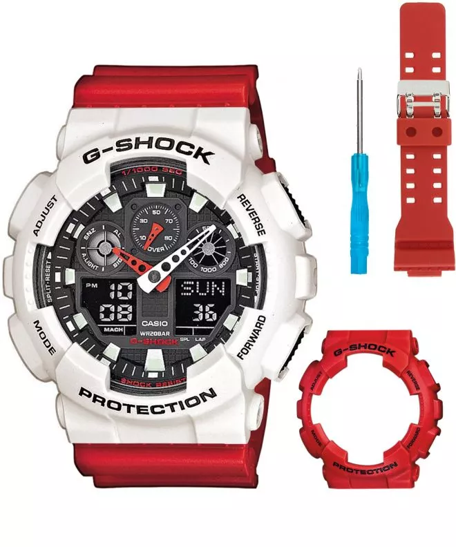Reloj para hombres Casio G-Shock GA-100 Original Set GA-100B-Set109
