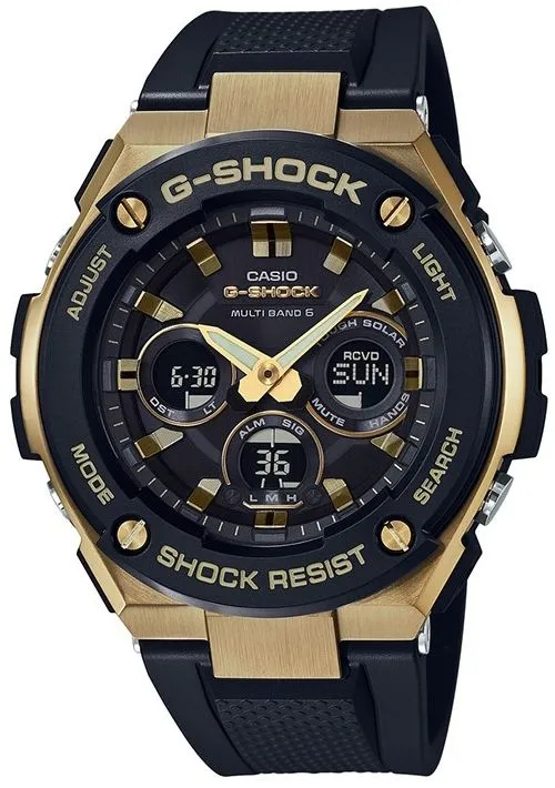 Reloj para hombres G-SHOCK Casio G-Steel Solar Waveceptor GST-W300G-1A9ER