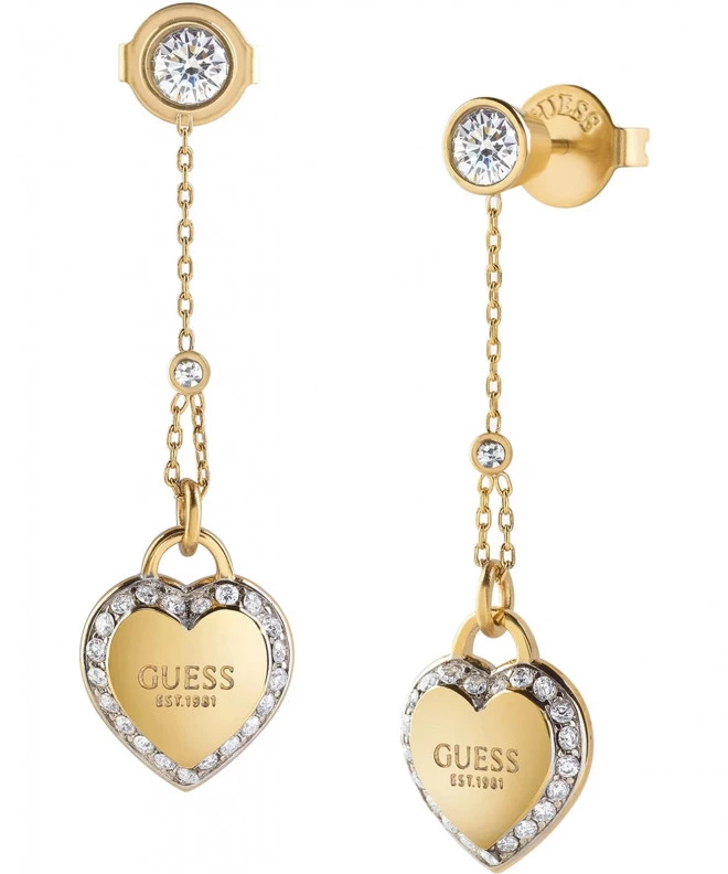 Pendientes Guess Fine Heart JUBE01425JWYGT-U