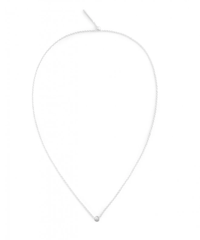Colgante Daniel Wellington Pavé Orb White Crystal Charm Silver DW00401050