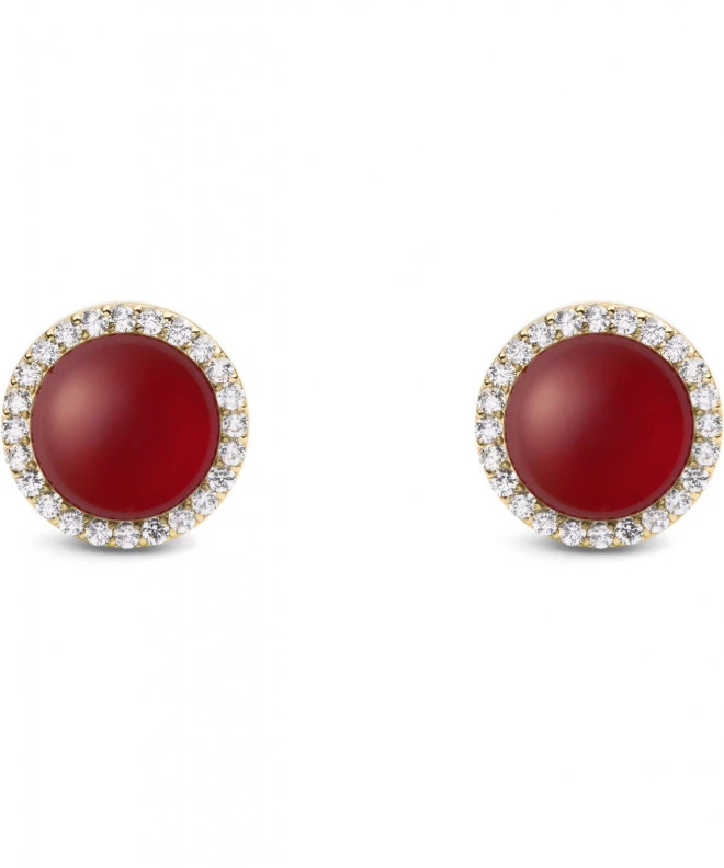 Pendientes Daniel Wellington Audrey Red Agathe Gold DW00401404