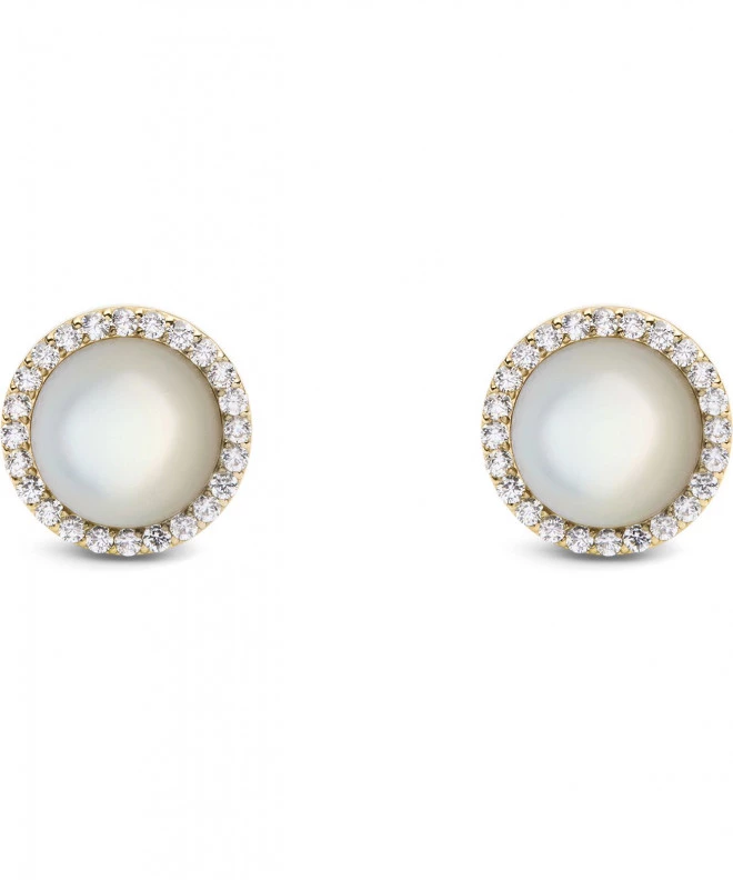 Pendientes Daniel Wellington Audrey Mother of Pearl Gold DW00401405