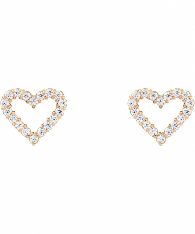 Pendientes Daniel Wellington Mirelle Heart Rose Gold DW00401609
