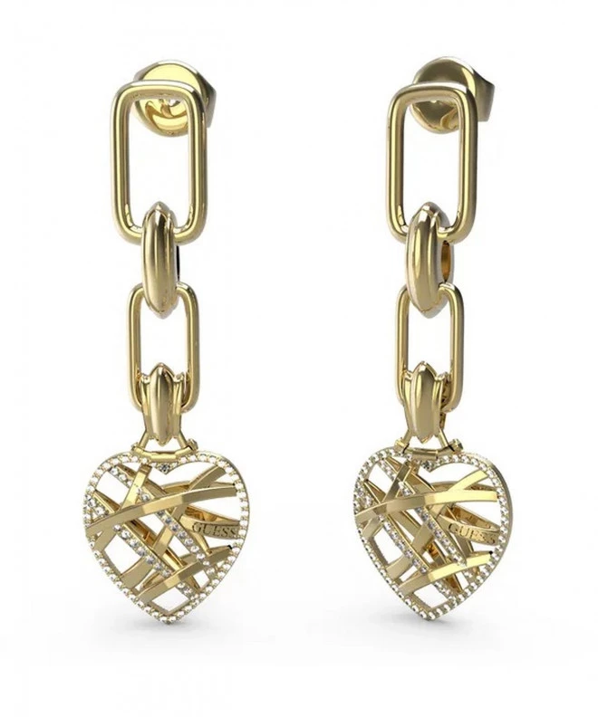Pendientes Guess Heart Cage JUBE03096JWYGT/U