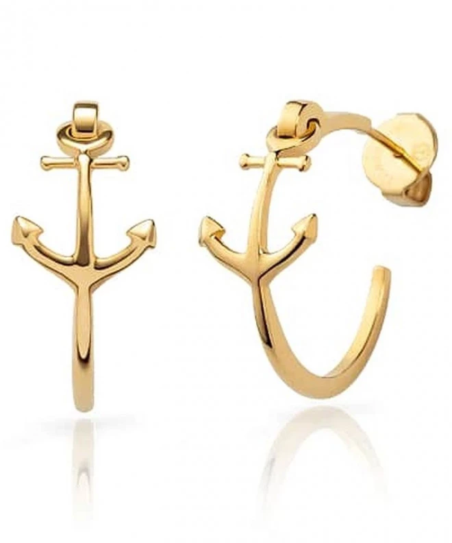 Pendientes Paul Hewitt The Anchor II Gold PH-JE-1240