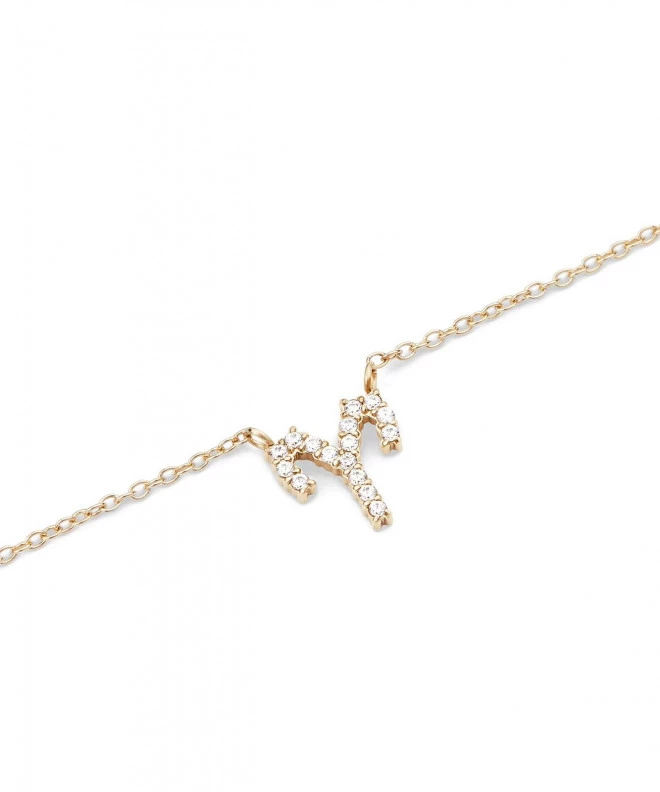 Collar Daniel Wellington Crystal Zodiac Chain Gold Aries DW00400919