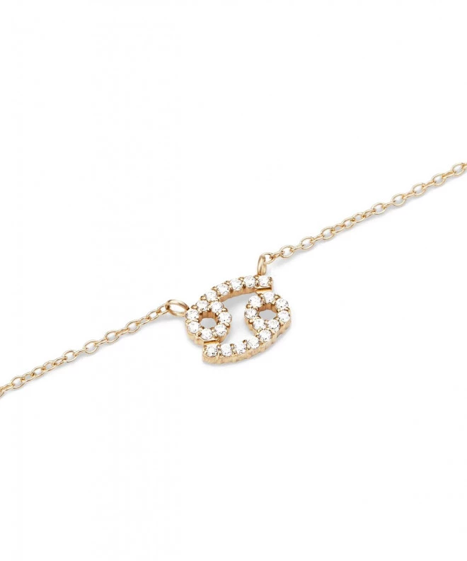 Collar Daniel Wellington Crystal Zodiac Chain Gold Cancer DW00400922