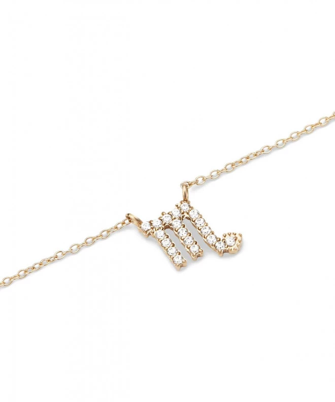 Collar Daniel Wellington Crystal Zodiac Chain Gold Scorpio DW00400926