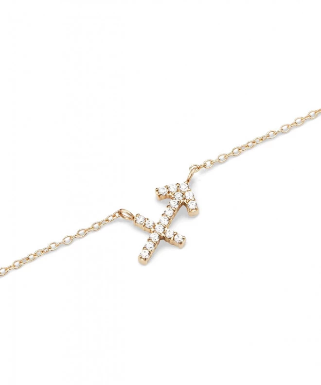 Collar Daniel Wellington Crystal Zodiac Chain Gold Sagittarius DW00400927