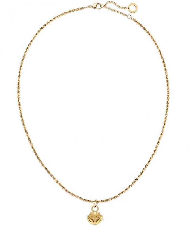 Collar Paul Hewitt Set Scallop Shell Charm and Necklace Gold PH-JE-0737