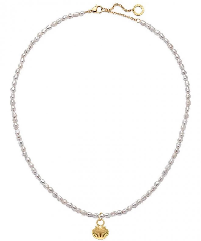 Collar Paul Hewitt Set Scallop Shell Charm and Necklace Gold PH-JE-0791