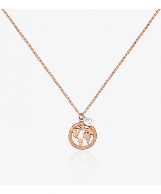 Collar Tom Hope Globe Necklace Rose TM0634