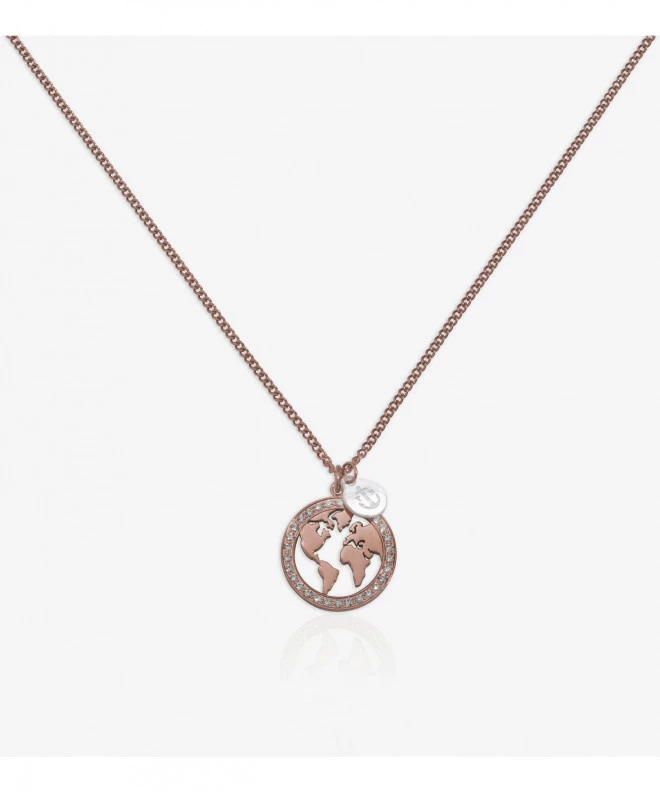 Collar Tom Hope Globe Necklace Stones Coffee TM0639