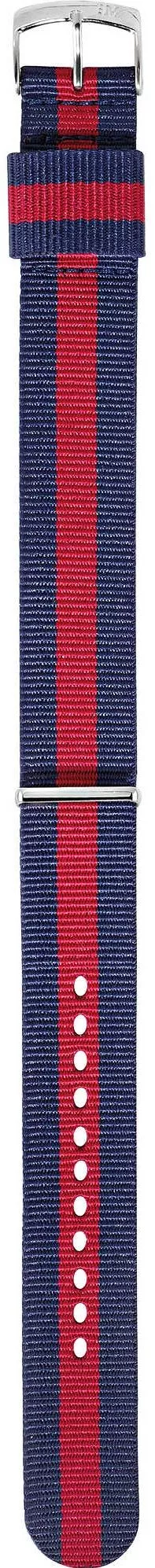 Correa Morellato Evolution Nastro Cannete Blue-Red 18 mm A01X4737A74882CR18