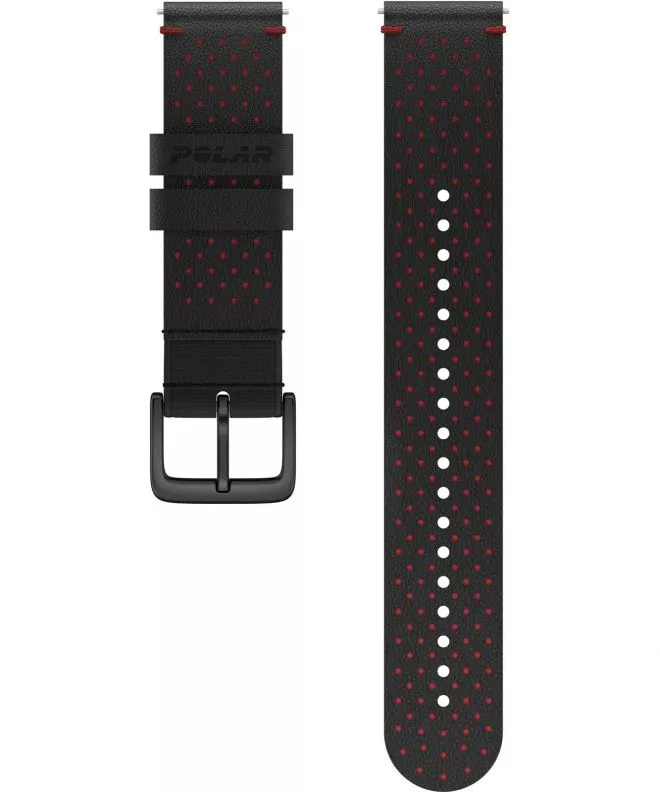 Correa Polar Perforated Leather Black-Red M/L 725882061320