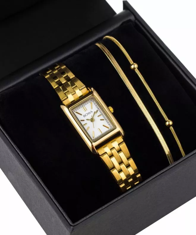 Reloj para mujeres BOWA Paris White-Gold Steel 20 Gift Set PS194-54-144S-419-01