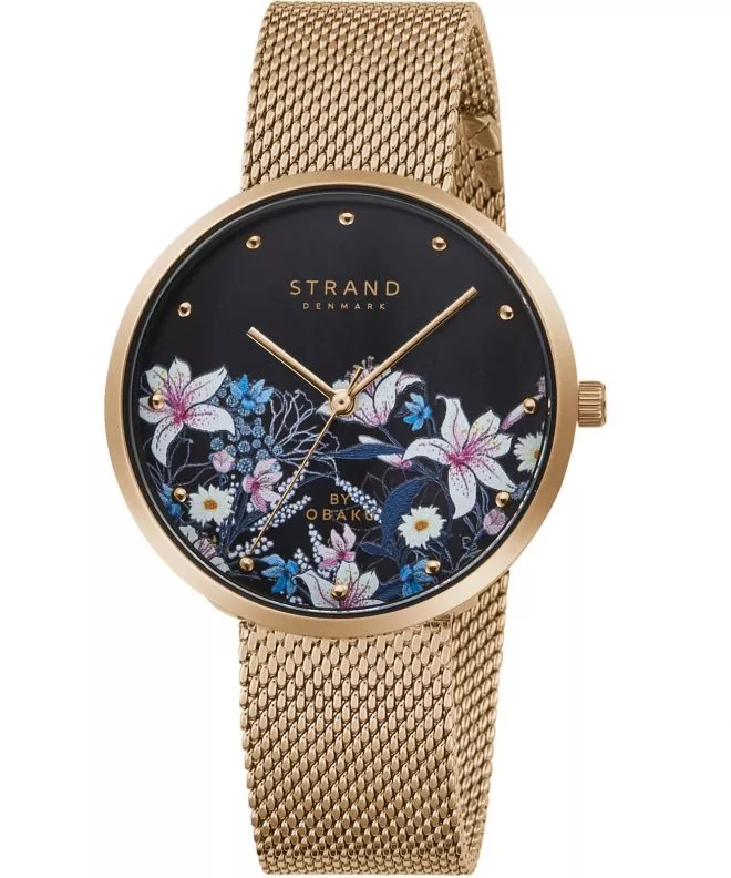 Reloj para mujeres Strand by Obaku Flower S700LXVBMV-DF