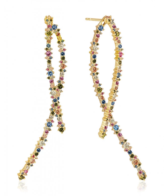 Pendientes SIF JAKOBS Livingo Lungo SJ-E2368-XCZ-YG