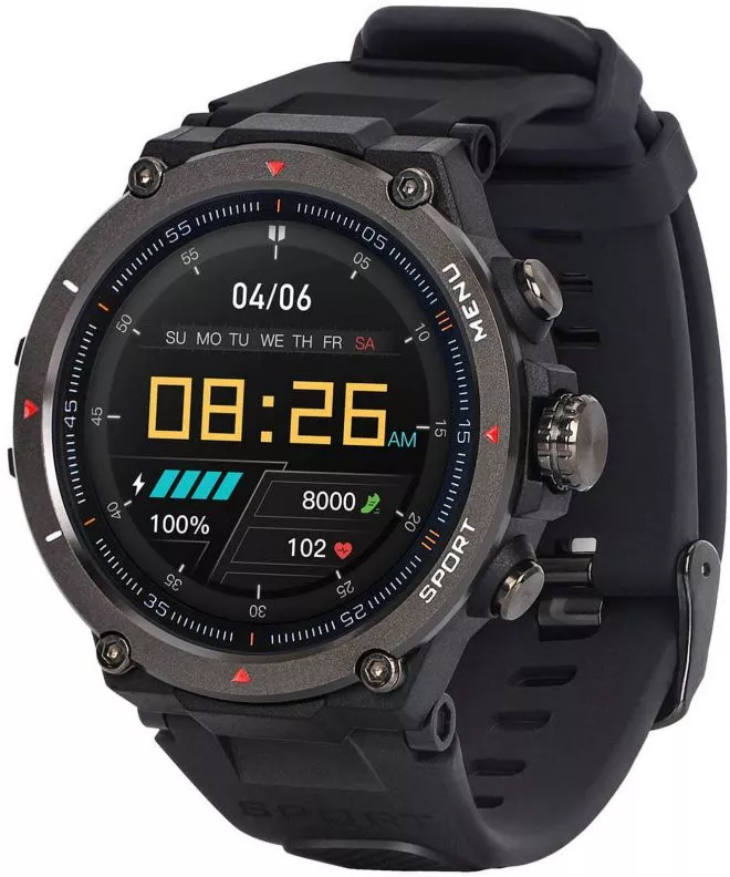 Smartwatch para hombres Garett GRS PRO Czarny 5904238484654