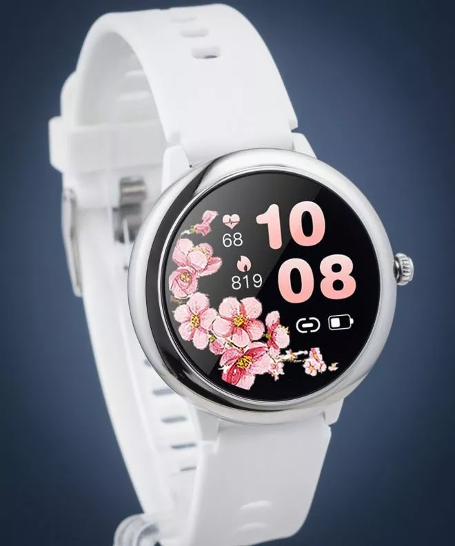 Smartwatch para mujeres Pacific 40 Sport White PC00339
