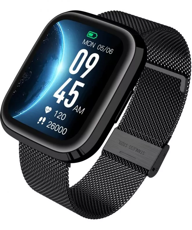 Smartwatch unisex Garett GRC STYLE Black Steel 5904238484845