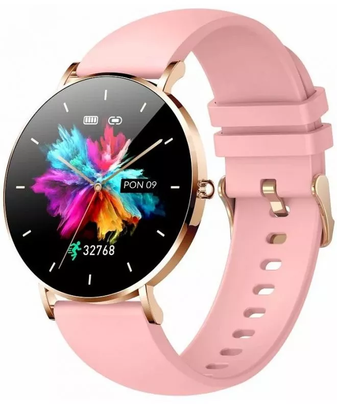 Smartwatch para mujeres Manta Alexa Pink SET SWU501PK
